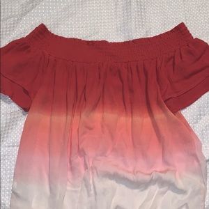 off the shoulder top